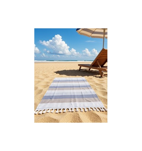 Pareo Mix Azules con Gris...