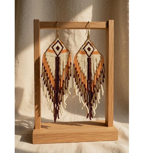 Pendientes Largos Flecos...