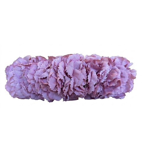 Tira Flores Clavel Malva 22 cm