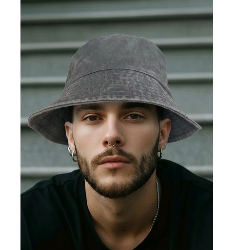 Gorro Pescador Gris Desgastado