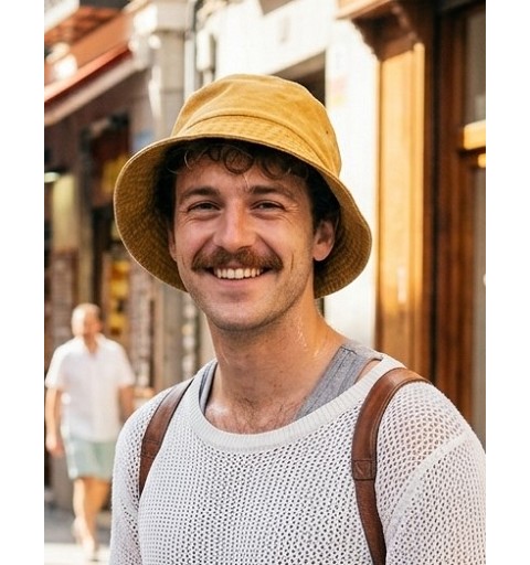 Gorro Pescador Mostaza...