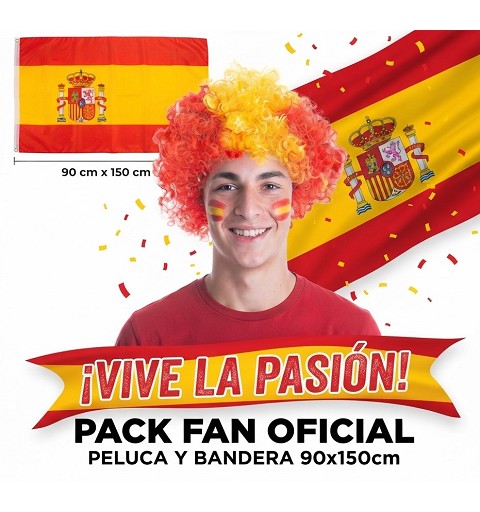 Pack de España Peluca +...