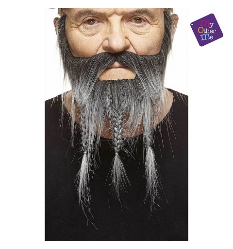 Bigote Y Barba con trenzas...