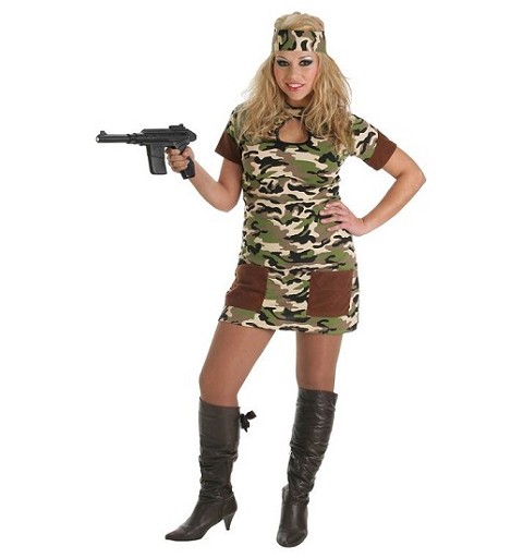 Disfraz de Soldado Mujer