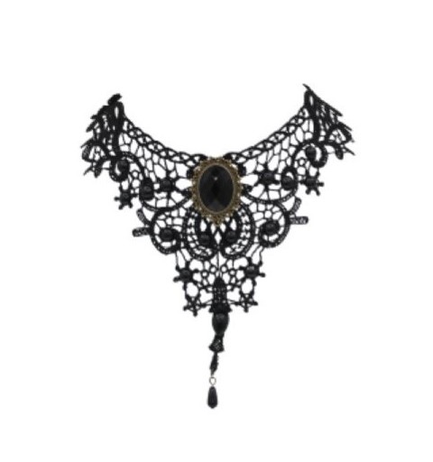 Collar Encaje Gotico