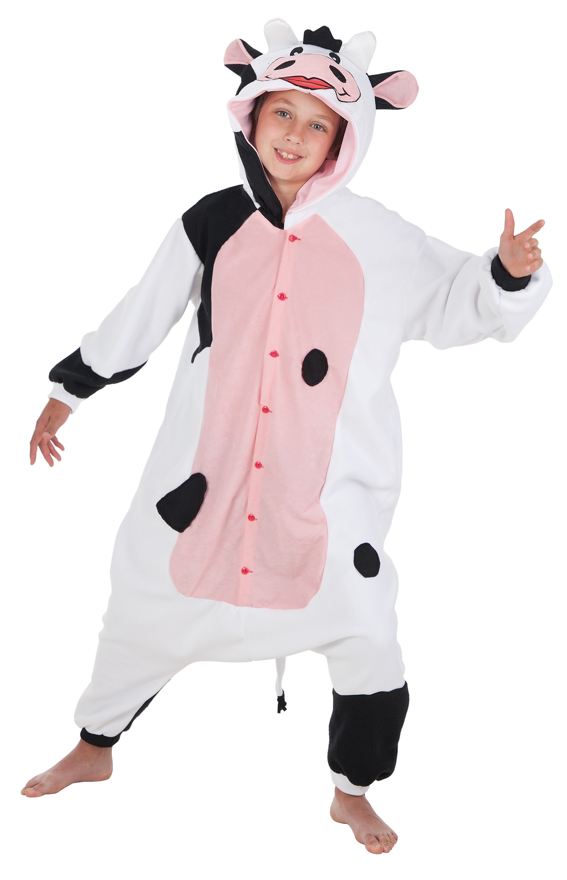 Pijama de Vaca con Cuernos Niño o Niña - MiDisfraz