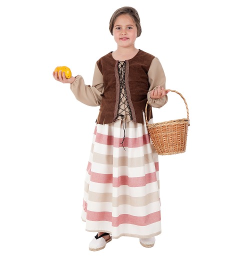 Vestido de Mercadera para Niña