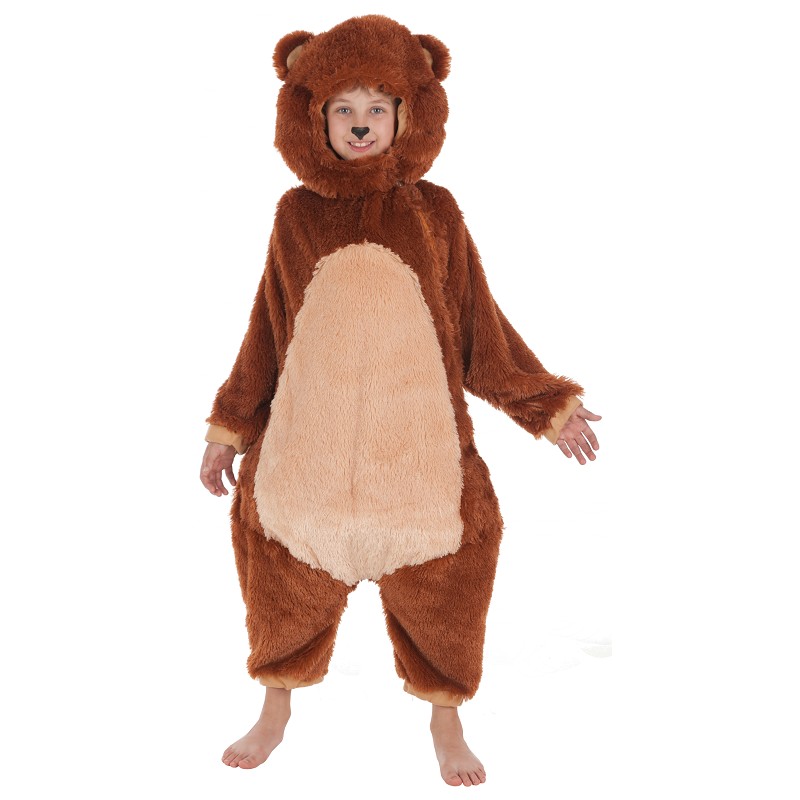 Pelágico Cálculo Piscina Disfraz de Oso Pardo con Barriga y Orejas para Niño - MiDisfraz
