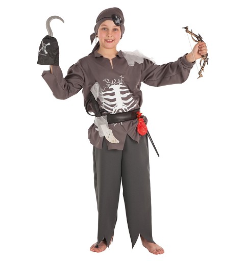 Disfraz de Pirata Skelet Niño