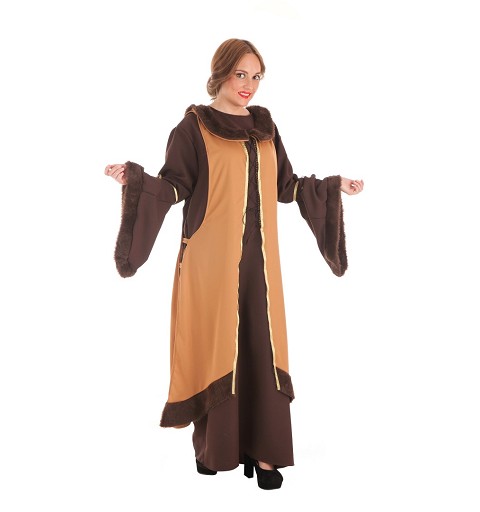 Traje Medieval Mujer Trobairitz, Envío 48/72 horas