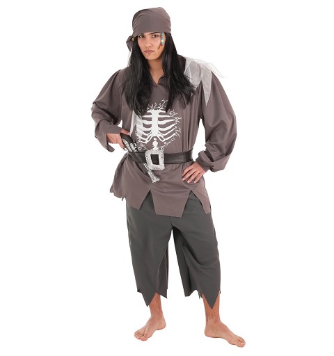 Disfraz Pirata Skelet Adulto