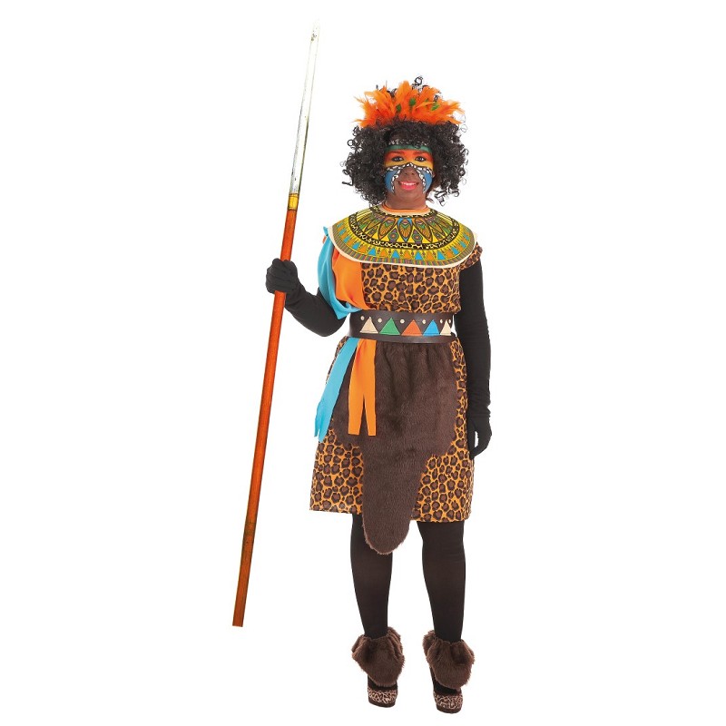 Disfraz de Africano Zulú para Hombre