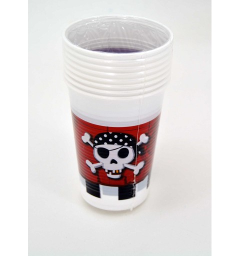 Vasos Pirata 9 cm.