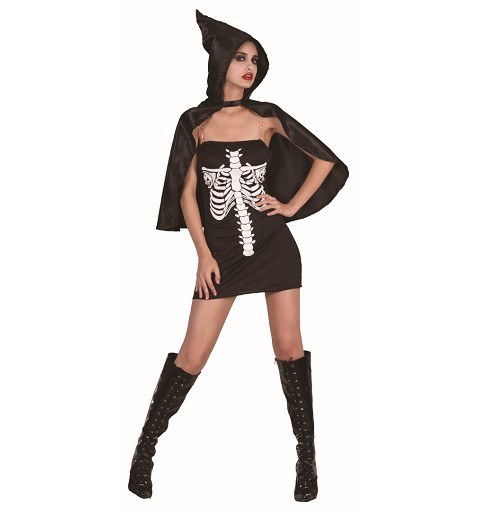 Disfraz de Skeleta Sexy Mujer