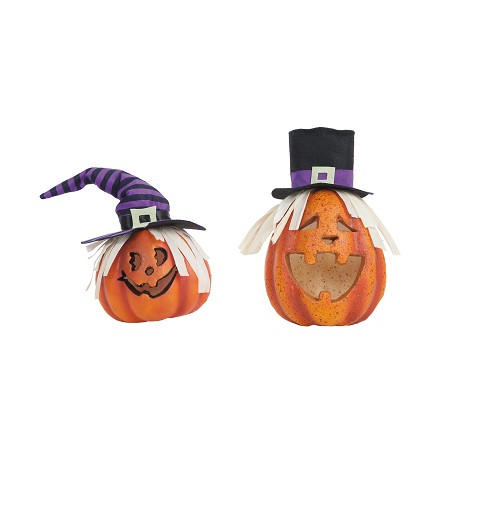 Calabaza Bruja 23x23 cm. Luces