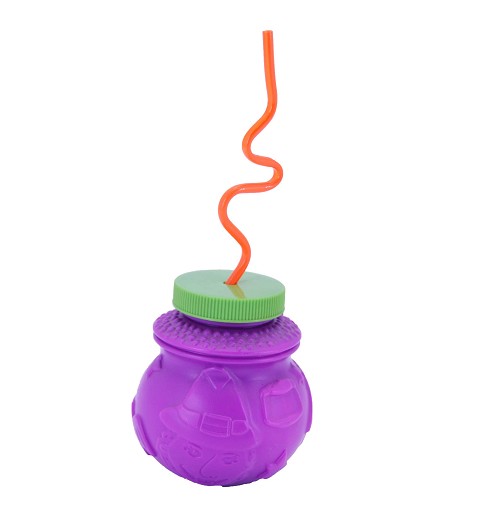 Vaso lila con tapa H0039