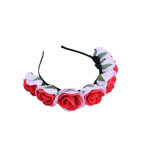 Diadema flores 17 cm H0107