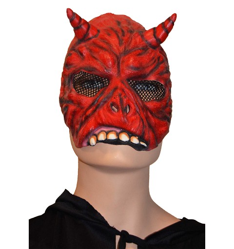 Media máscara de demonio H0114