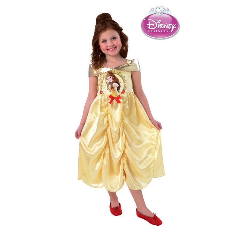 Disfraz de Princesa Bella en Color Dorado para Nina MiDisfraz