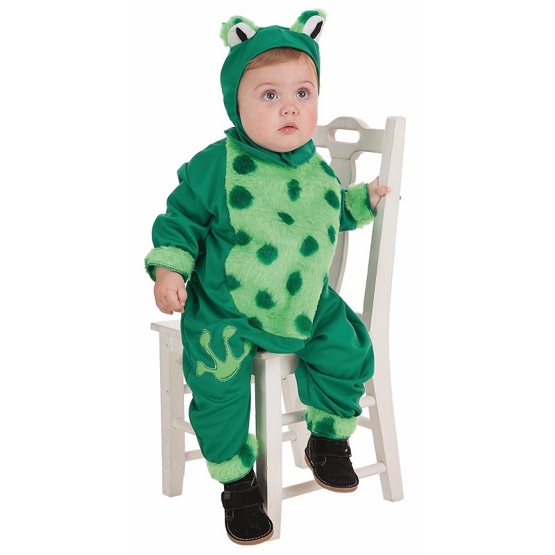 Claire Al aire libre Telégrafo Disfraz de Rana Mimosa Verde para Bebé de 0 a 1 año - MiDisfraz