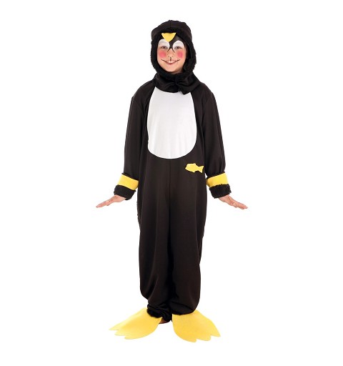 vistazo Deseo vistazo Disfraz Pingüino Infantil: pantalón, frac, pajarita, cabeza