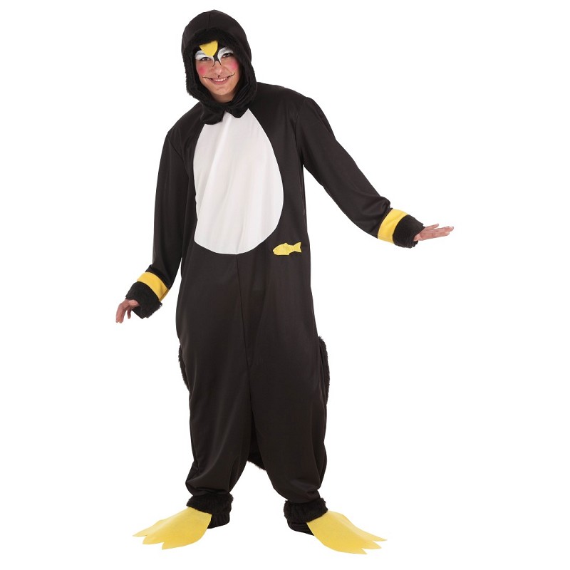 altavoz Tibio calendario Disfraz de Pingüino Mimoso con Capucha para Adulto - MiDisfraz