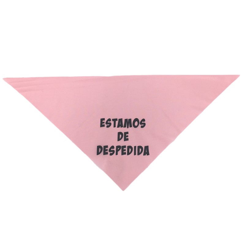 ingresos bádminton Redondo Pañuelo Rosa Estamos de Despedida para Hombre o Mujer - MiDisfraz