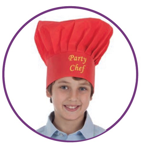 Conquista infancia estante Sombrero de Cocinero en Varios Colores: Talla Única - MiDisfraz