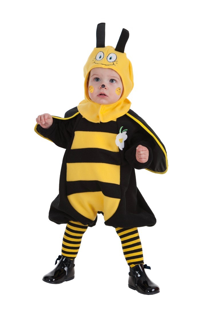 silencio Espantar cuestionario Disfraz Amarillo y Negro de Abeja para Bebé de 1 año - MiDisfraz