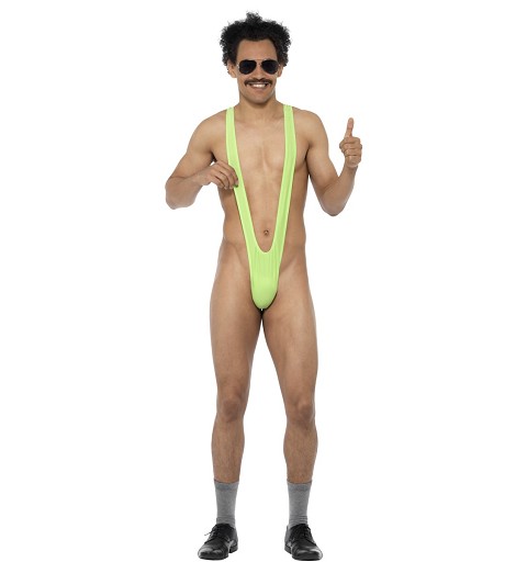 Disfraz Trikini de Borat en Color Verde para Adulto - MiDisfraz