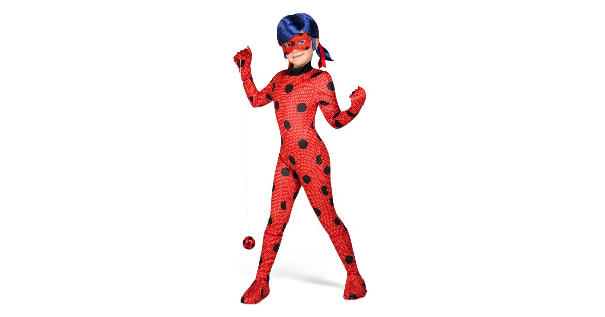 Disfraz Rojo con Lunares Negros de LadyBug para Nina MiDisfraz