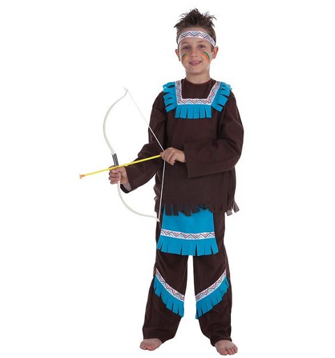Disfraz de Indio Azul Niño