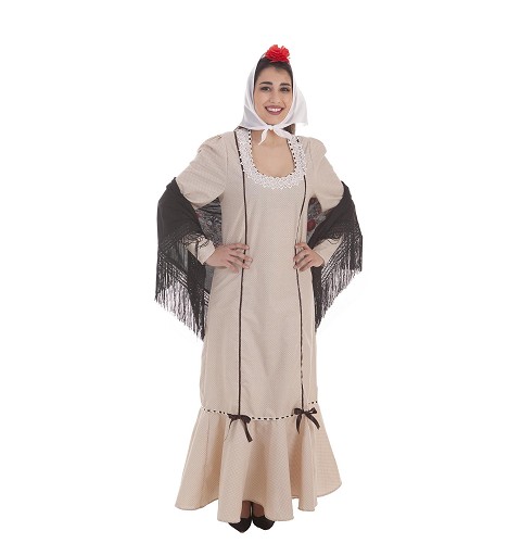 Vestido de Chulapa Beige...