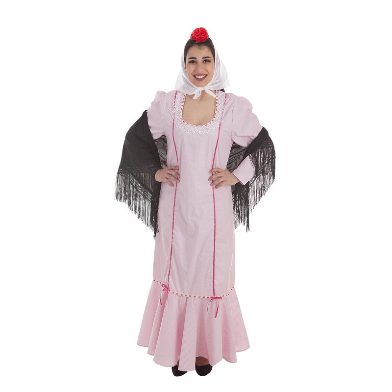 Vestido de Chulapa Rosa para Mujer