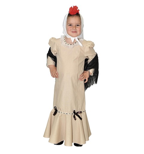 Vestido de Chulapa Beige...