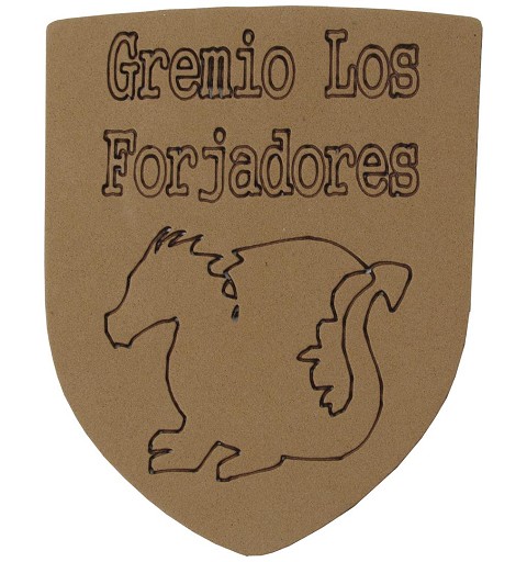 Escudo Liso Goma Eva