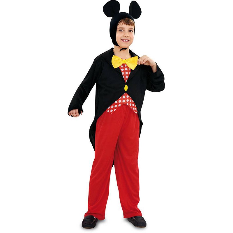 Disfraz Pijama de ratón infantil. Disfraz de Mickey Mouse para