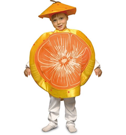 Disfraz de Mandarina Infantil