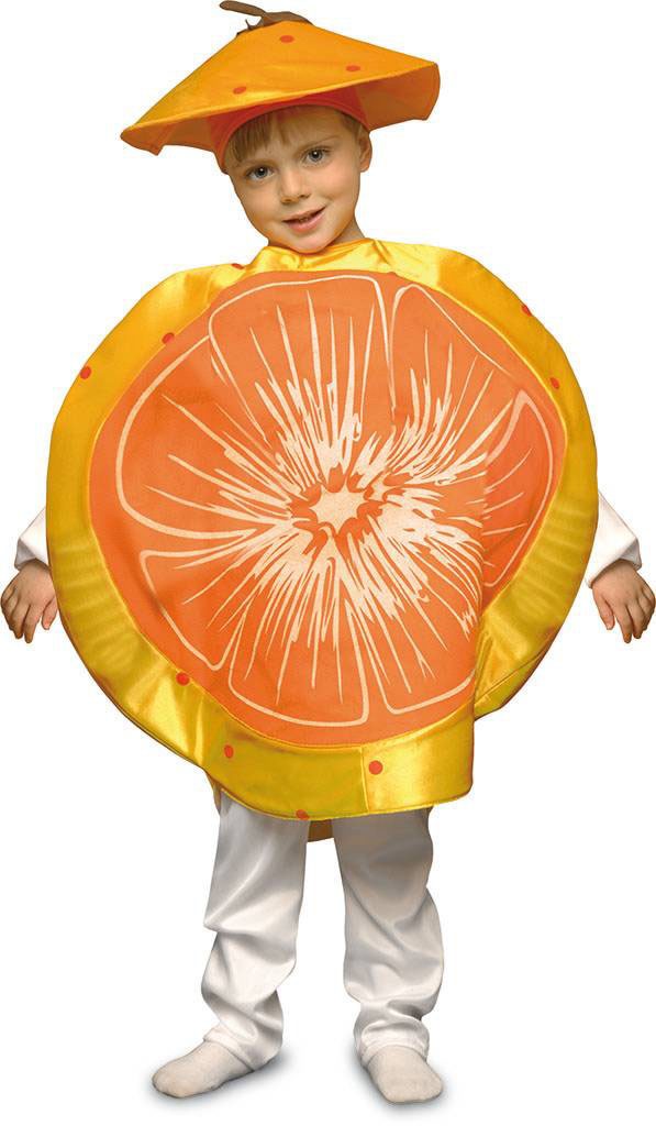 Llorar Fortalecer Espolvorear Disfraz Naranja de Mandarina con Gorro para Niño - MiDisfraz