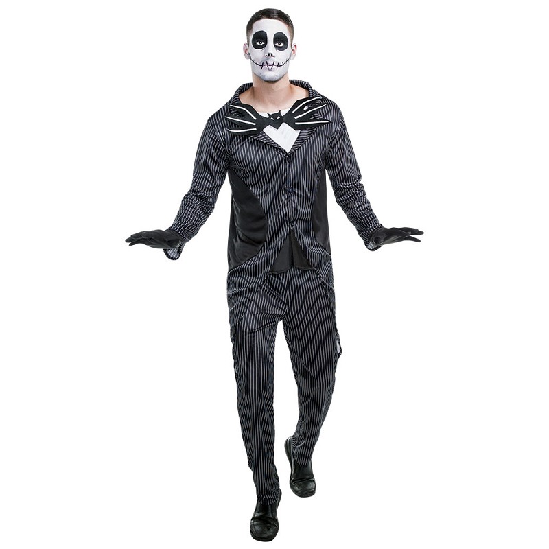 Disfraz de Jack Skeleton con Pajarita para Adulto - MiDisfraz