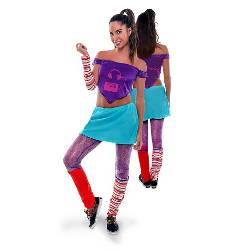 Disfraz Stardance Lila Adulto