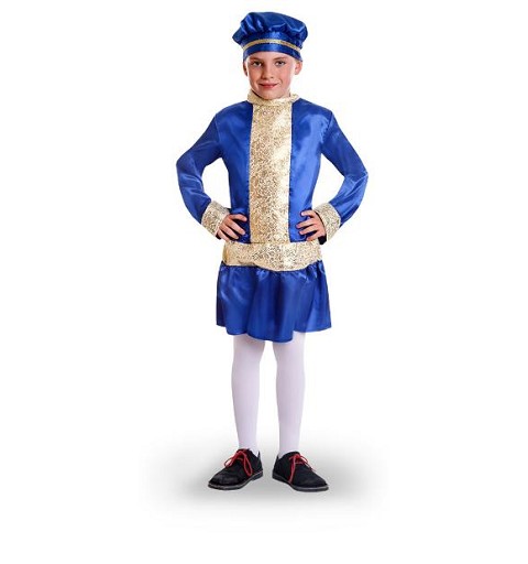Disfraz Paje Azul Infantil