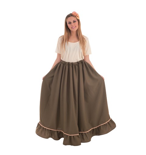 Falda Medievo Verde para Mujer