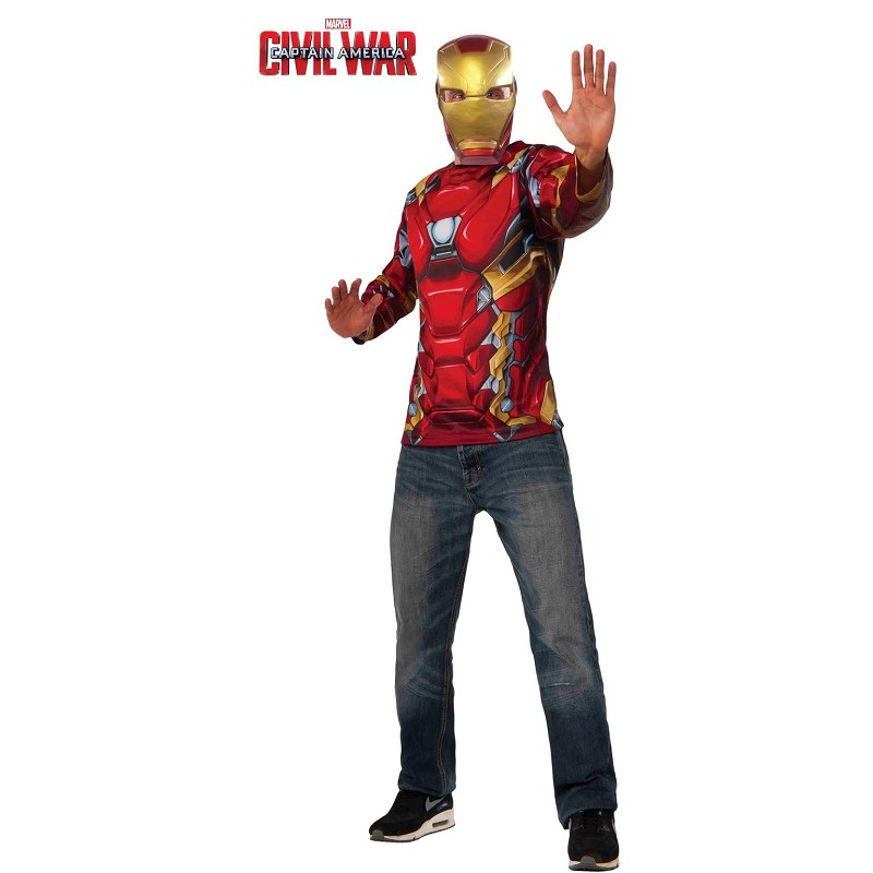 Comprar Camiseta y Mascara Iron Man - Fiestas de Cumpleaños de Superheroes