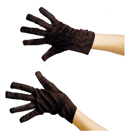 Guante Corto Negro Adulto