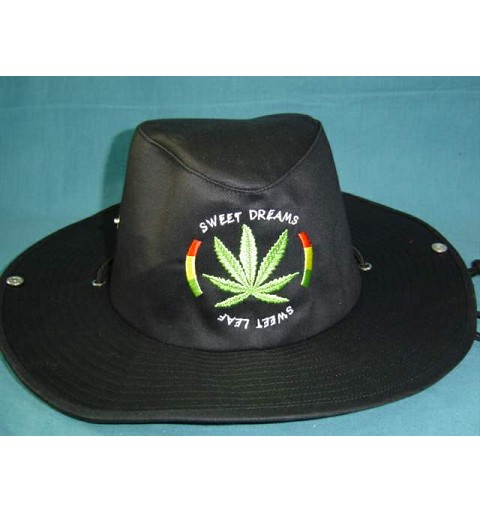 Gorro de Hoja Negro Adulto