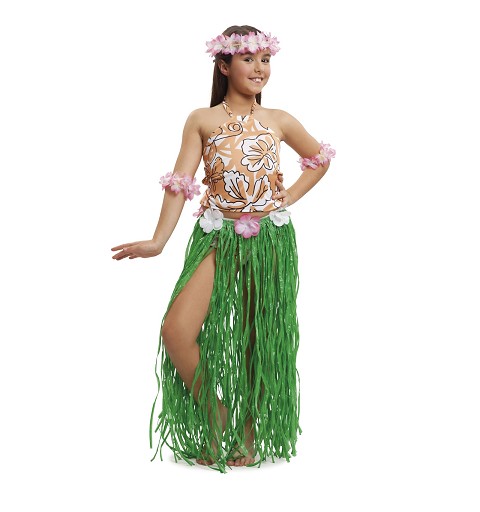 Disfraz Hawaiana Chic Niña