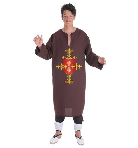 Tunica Marrón para Adulto