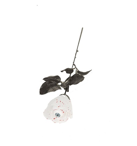 Rosa Blanca Con Ojo 4 X 4 X...