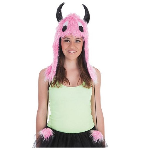 Gorro Monster Rosa Grande
